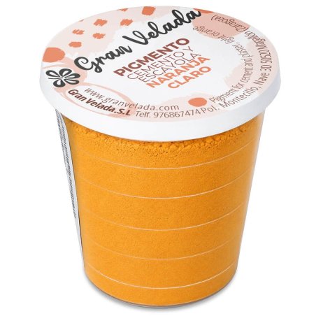 Embalagem de pigmento laranja claro para cimento e gesso Gran Velada