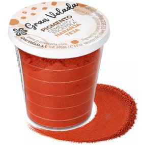 Pigmento naranja teja para cemento y escayola