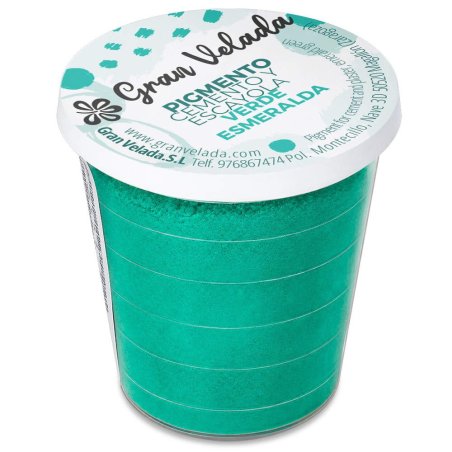 Pot de pigment vert émeraude pour ciment et plâtre Gran Velada