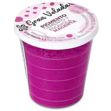 Embalagem de pigmento magenta para cimento e gesso Gran Velada
