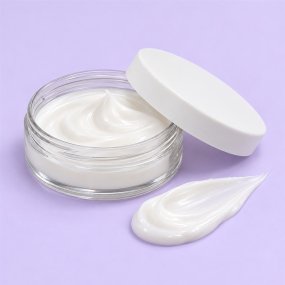 Pots transparents 50 ml couvercle blanc