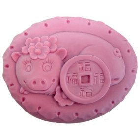 Molde se silicone porquinha presumida