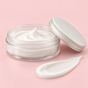 Pot transparent 50 ml couvercle en aluminium