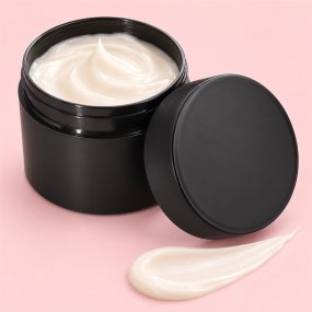 Tarro 100 ml plastico negro