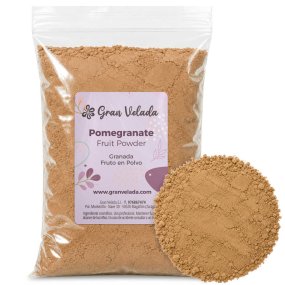 Romã fruto em pó