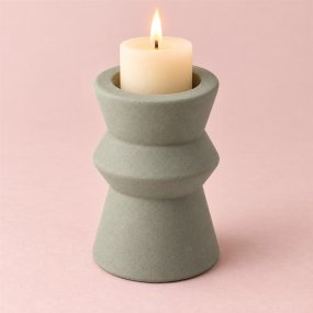Moule bougeoir chandelier géométrique à un anneau 7,7 x 6 cm