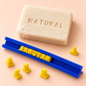 Carimbo para sabonetes, Letras e Numeros para compor