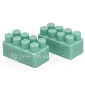 Molde de silicone Tijolos Pequenos