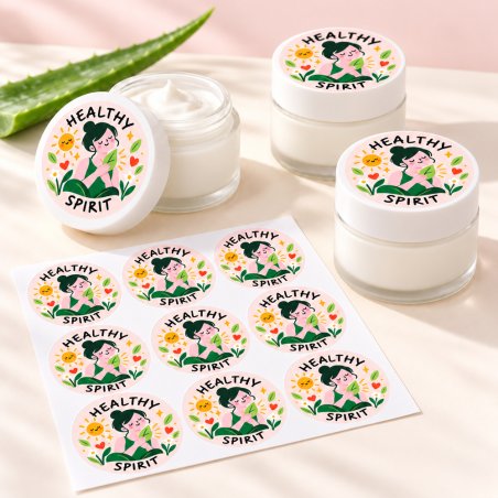 Pegatinas healthy spirit