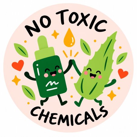 Diseño individual de pegatinas redondas no toxic chemicals.