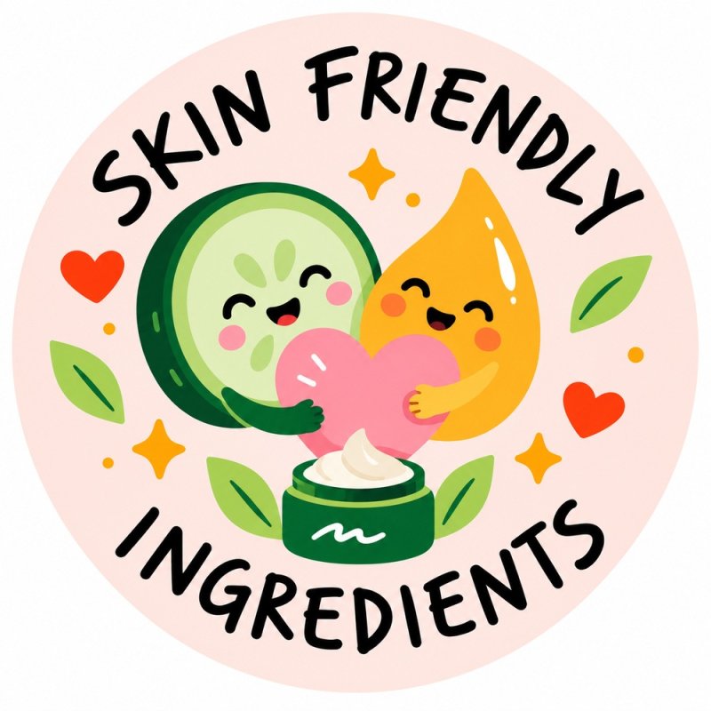 Diseño individual de pegatinas redondas skin friendly ingredients.