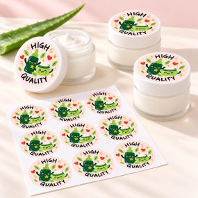 Autocolantes redondos high quality