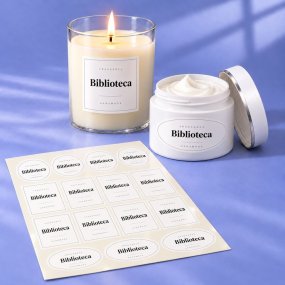 Pegatinas aroma biblioteca