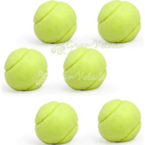 Molde 6 pelotas de tenis mini Molde 6 pelotas de tenis mini