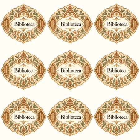 Pegatinas aroma biblioteca estilo árabe: blíster de 9 pegatinas.