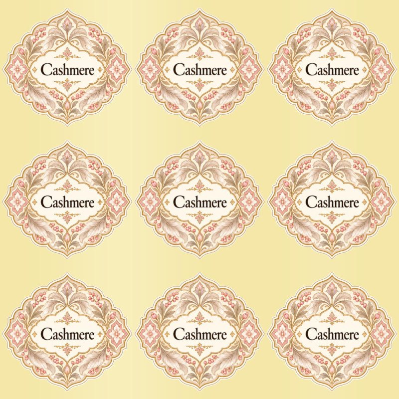 Pegatinas aroma cashmere estilo árabe: blíster de 9 pegatinas con el vinilo sobrante retirado.