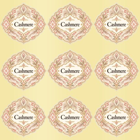 Pegatinas aroma cashmere estilo árabe: blíster de 9 pegatinas con el vinilo sobrante retirado.