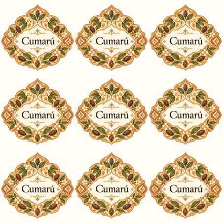 Pegatinas aroma cumarú estilo árabe: blíster de 9 pegatinas.