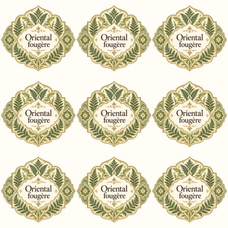 Pegatinas aroma oriental fougère estilo árabe: blíster de 9 pegatinas.