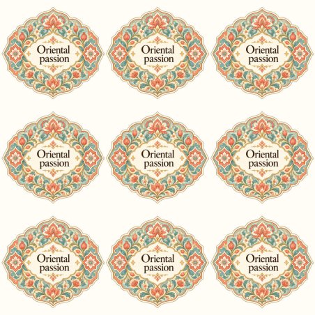 Pegatinas aroma oriental passion estilo árabe: blíster de 9 pegatinas.