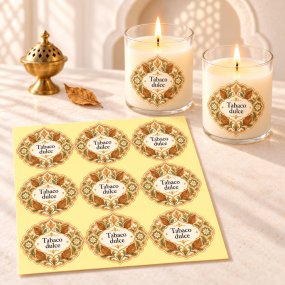 Autocollants parfum tabac doux style oriental