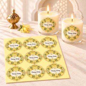 Autocolantes aroma ylang-ylang estilo árabe