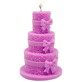 Molde bolo de casamento 3 andares para velas