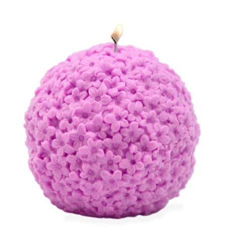 Esfera de Florzinhas, molde para fazer velas