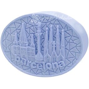 Molde recuerdo de Barcelona DIY Molde recuerdo de Barcelona DIY
