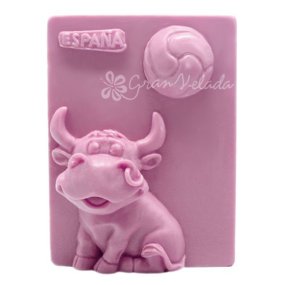 Molde para souvenirs toro futbolero