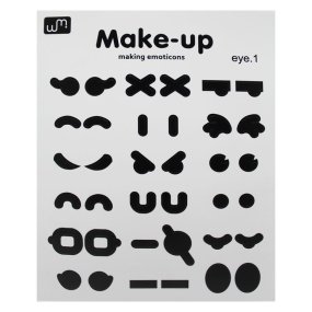 Pegatinas make up para componer caritas Pegatinas make up para componer caritas