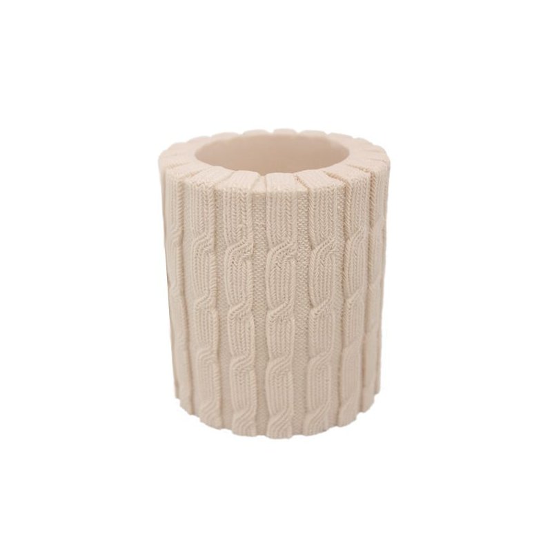 Molde de silicone para velas, Lã Trançada