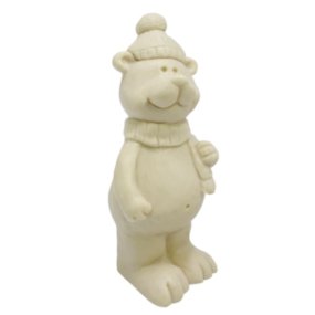 Molde para hacer jabon osito de invierno Molde para hacer jabon osito de invierno