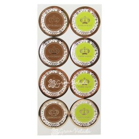 Stickers para velas e sabonetes, Coroas Especially