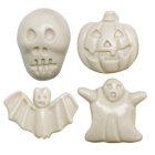 Molde Halloween 4 figuras terroríficas