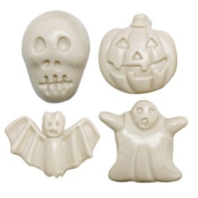 Molde Halloween 4 figuras terriveis em 2D Molde Halloween 4 figuras terriveis em 2D