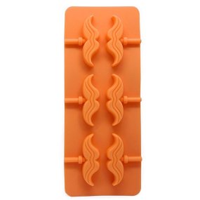 Molde Bigodes com Orificio para Palitos