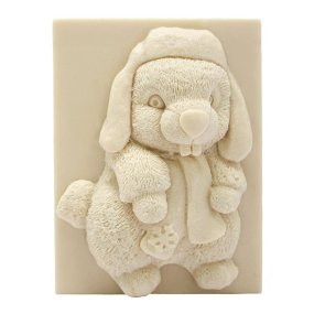 Molde para sabonete castor esquiador