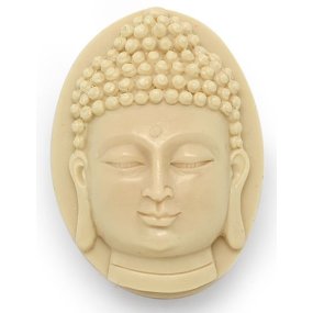 Molde pastilla jabon Buda en relieve Molde pastilla jabon Buda en relieve