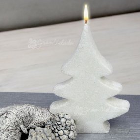 Molde para velas abeto plano grande