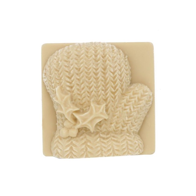Moufle de Noël au savon moulé