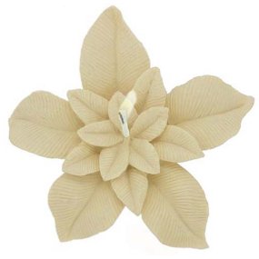 Molde para velas flor de pascua grande Molde para velas flor de pascua grande