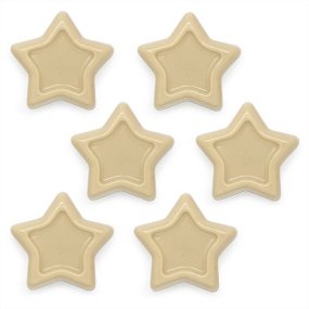 Molde 6 estrellitas rebordeadas Molde 6 estrellitas rebordeadas