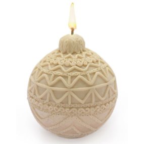 Molde bola guirlanda de Natal