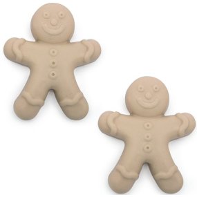 Molde para fazer sabonetes 2 Bonecos de Bolacha