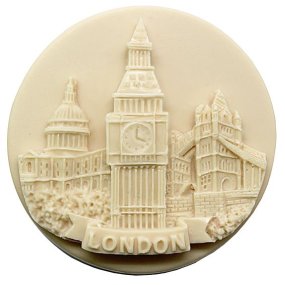 Molde Pastilha de Sabão Redonda London