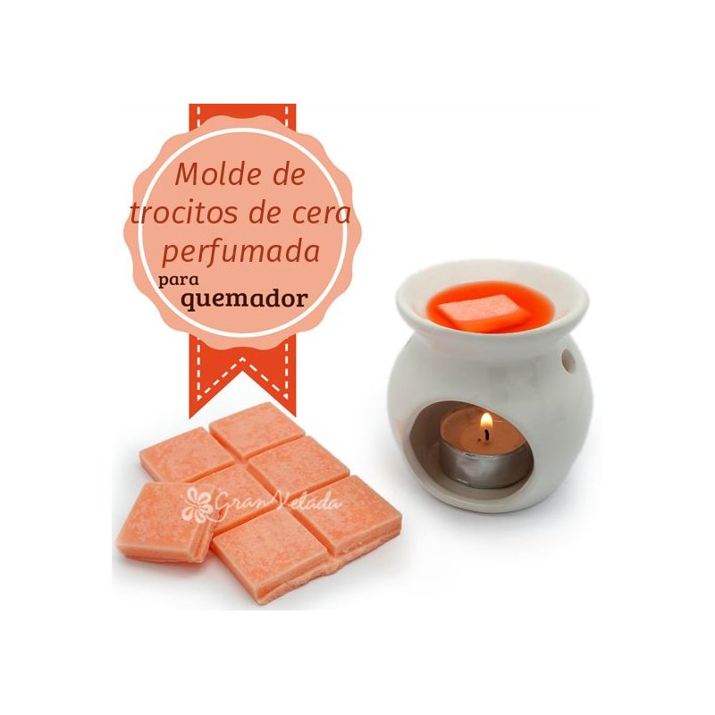 Molde para hacer tableta de cera o parafina perfumada DIY