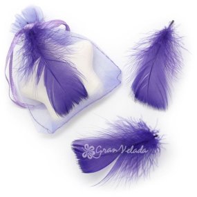 Plumes de marabu violet Plumes de marabu violet