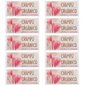 Pegatina champu organico artesano Pegatina champu organico artesano
