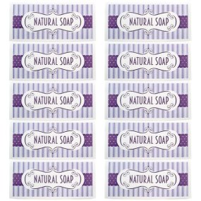 Autocollants de savon naturel Autocollants de savon naturel